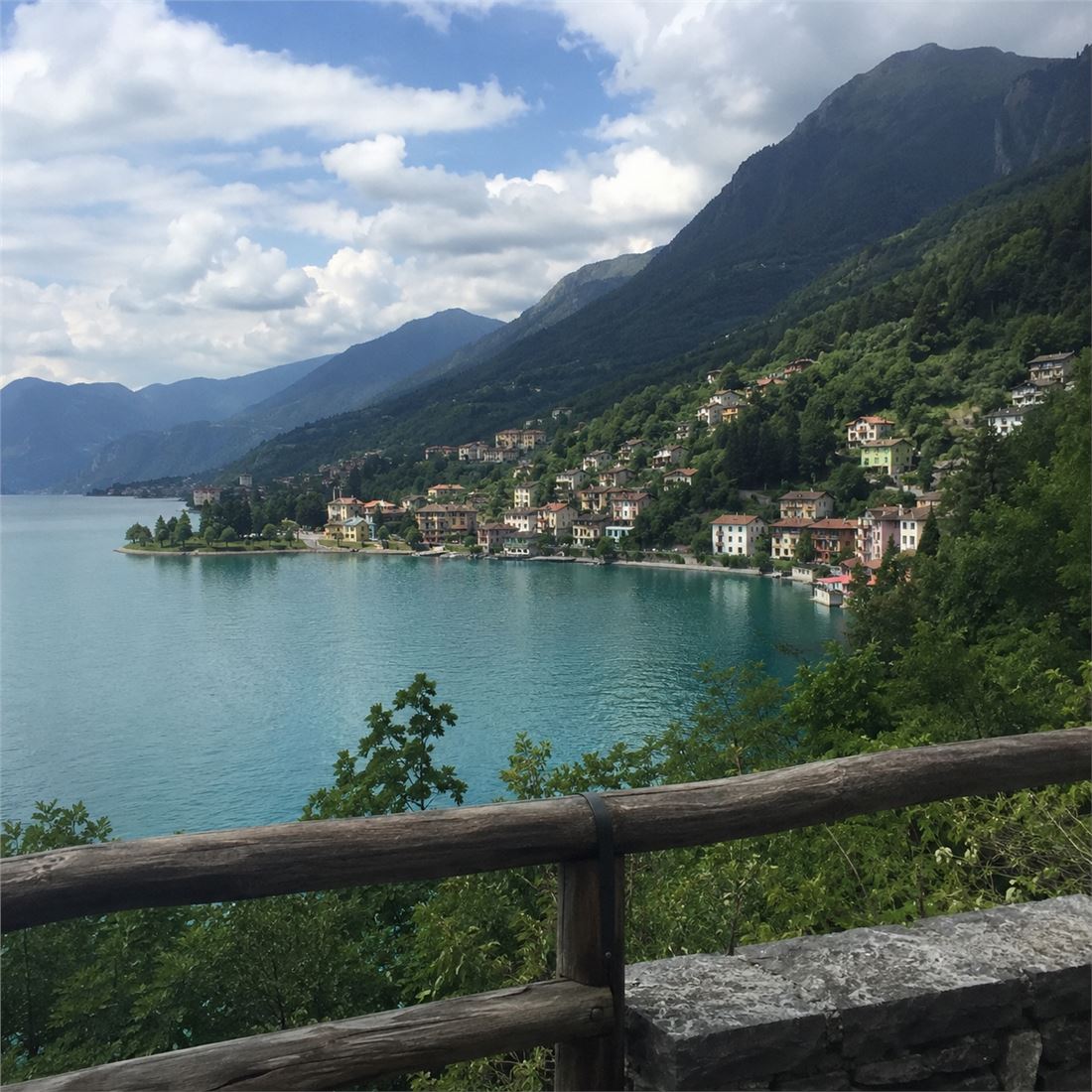 Landscape photo after AI image quality enhancement