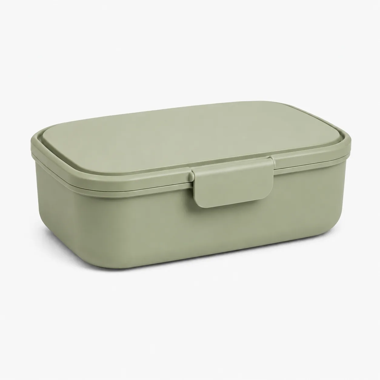 Plain supplier catalog image of a reusable lunch box before AI product photo generation