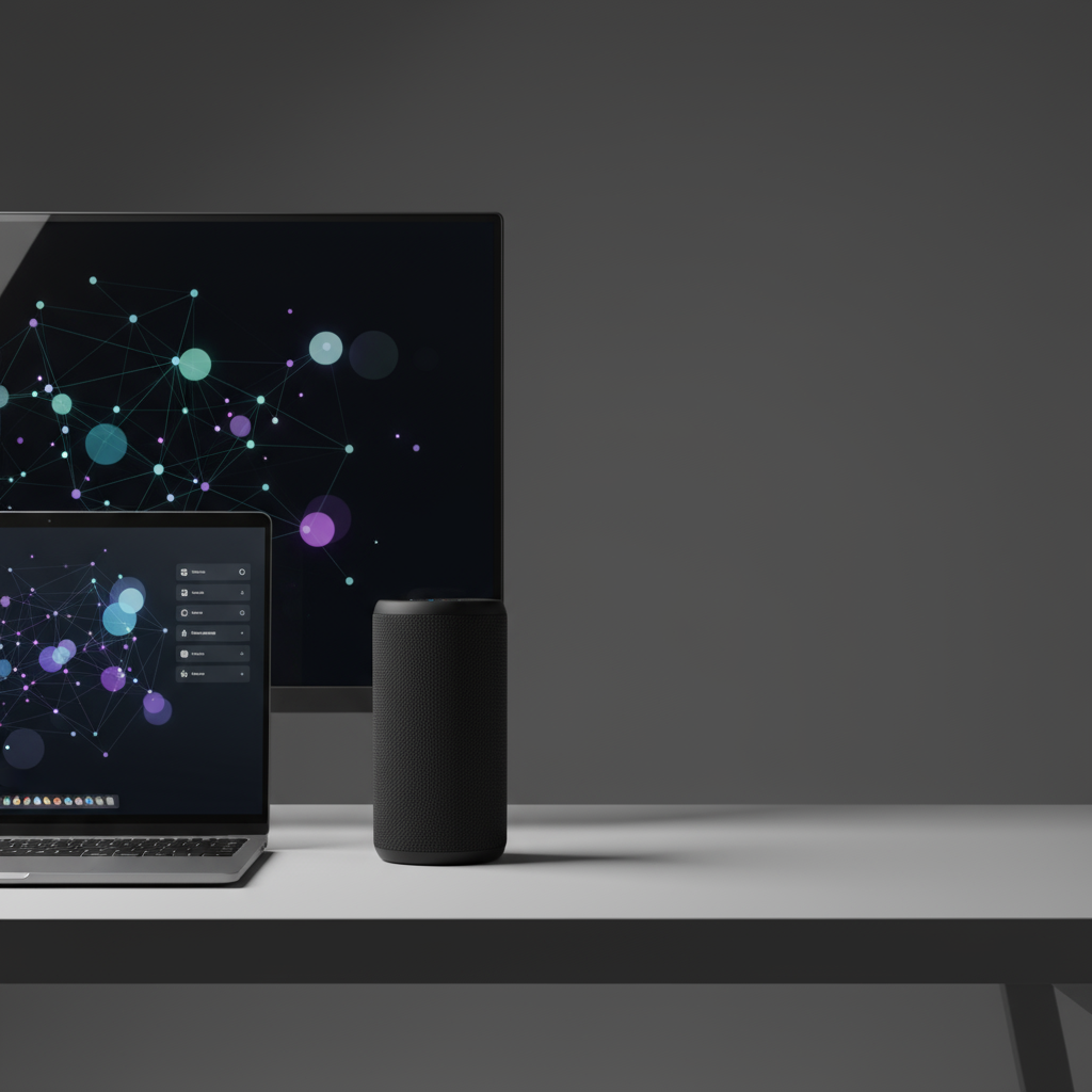 AI result: Tech Product Advertising - Professional Workspace